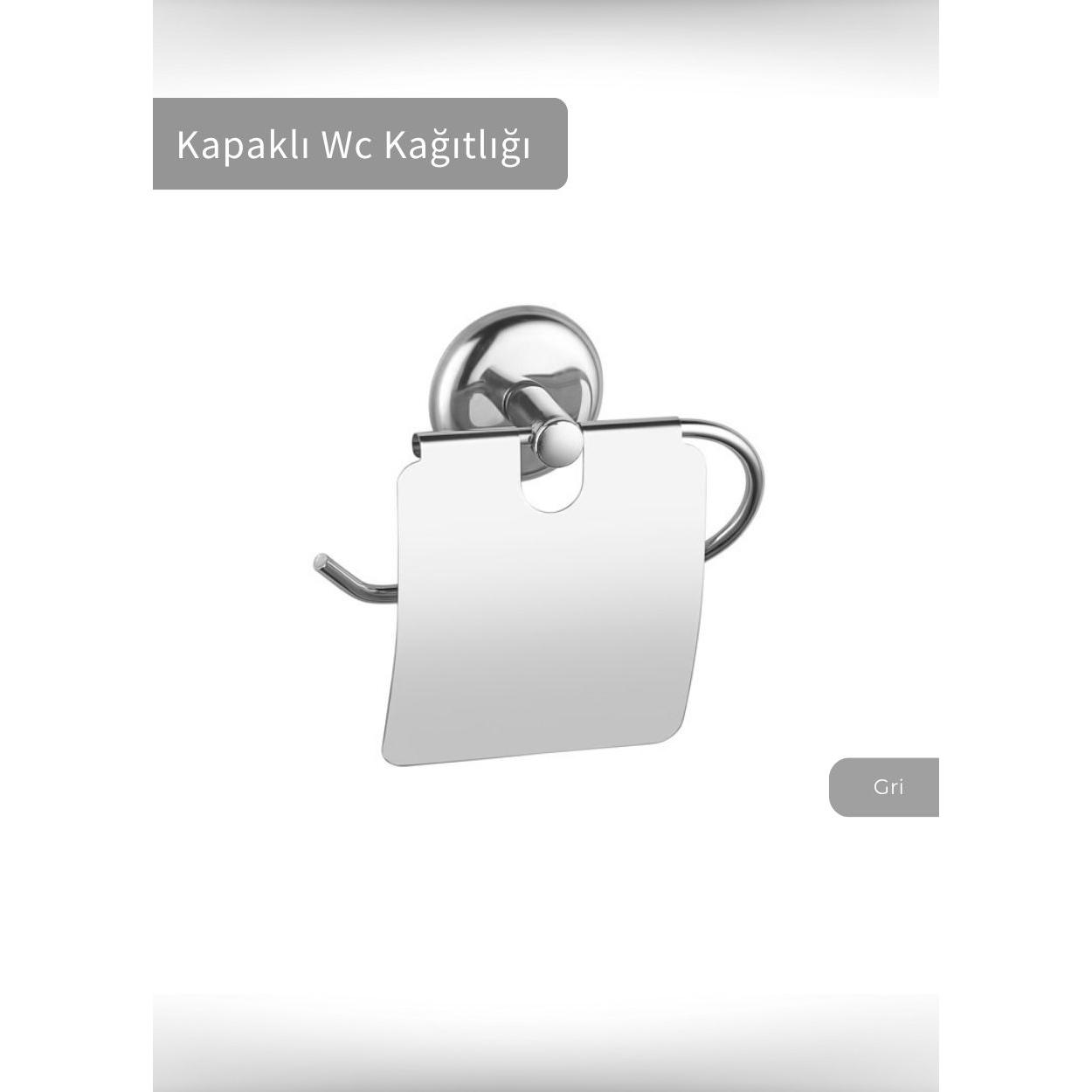 

Kapaklı Tuvalet Kağıdı Askılığı Paslanmaz Wc Kağıtlık Tutucu Krom