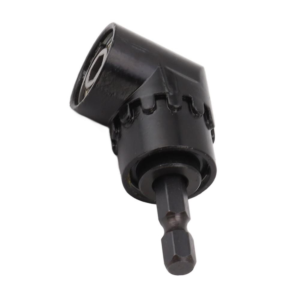 Black Right Angle Drill Adapter Multifunction Power Screwdriver Adapter Home Improvement