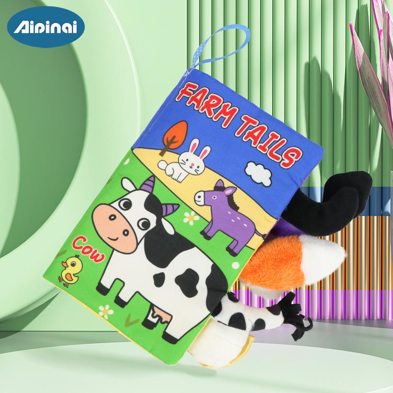 3D Baby Cloth Book with Sound: Early Education Toy for Infants and Toddlers