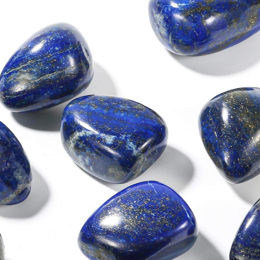 EnergyPower Lapislazuli Pflasterstein 30mm bis 40mm Groß AAA Hohe Qualität Naturstein Hochwertiger Kies Kiesel König der Kraftsteine Lapis Dezember