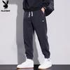 Playboy Men's Corduroy Tapered Drawstring Sweatpants
