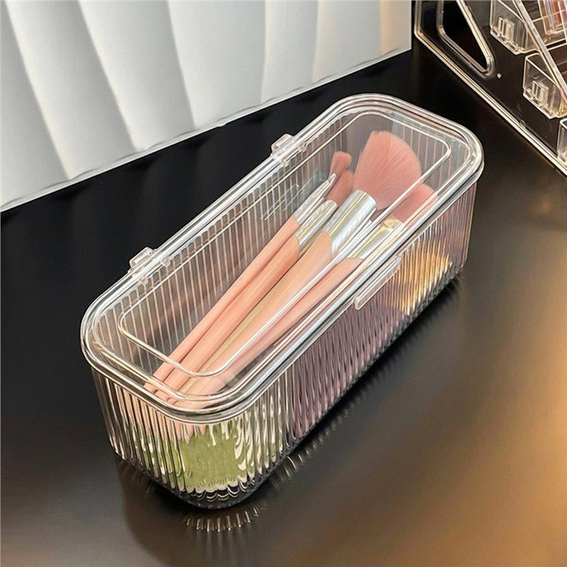 Cosmetic Storage Box Cosmetic Makeup Storage Bathroom Makeup Brush Lipstick Organizer