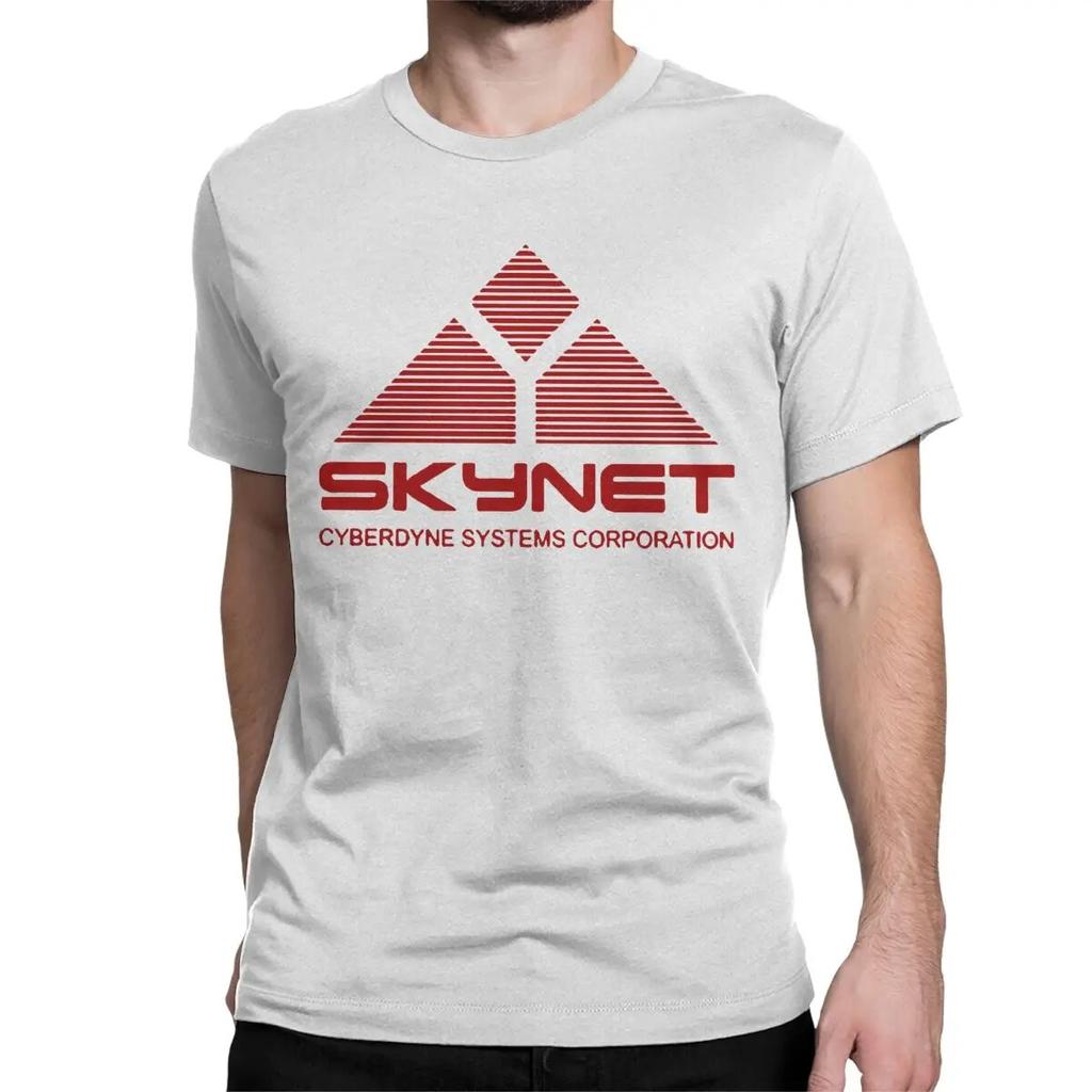 Skynet Cyberdyne Systems Trička Terminator Unisex Dámské Vtipné Bavlna Trička Tričko s krátkým rukávem Tričko velké velikosti Topy