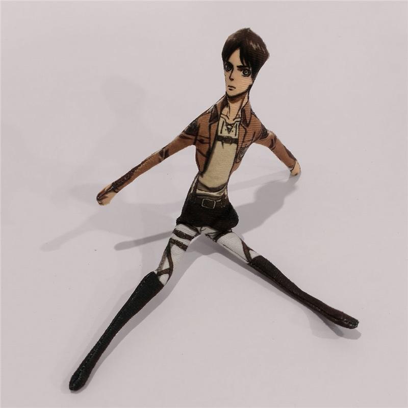 Anime Attack On Titan Levi Cosplay Plüschpuppe Körper Draht Skelett Action Stoffpuppen Zubehör Ornament Geschenke 28cm