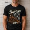 Oz Crazy. Train Halloween Tee: Vintage Rock Band T-Shirt