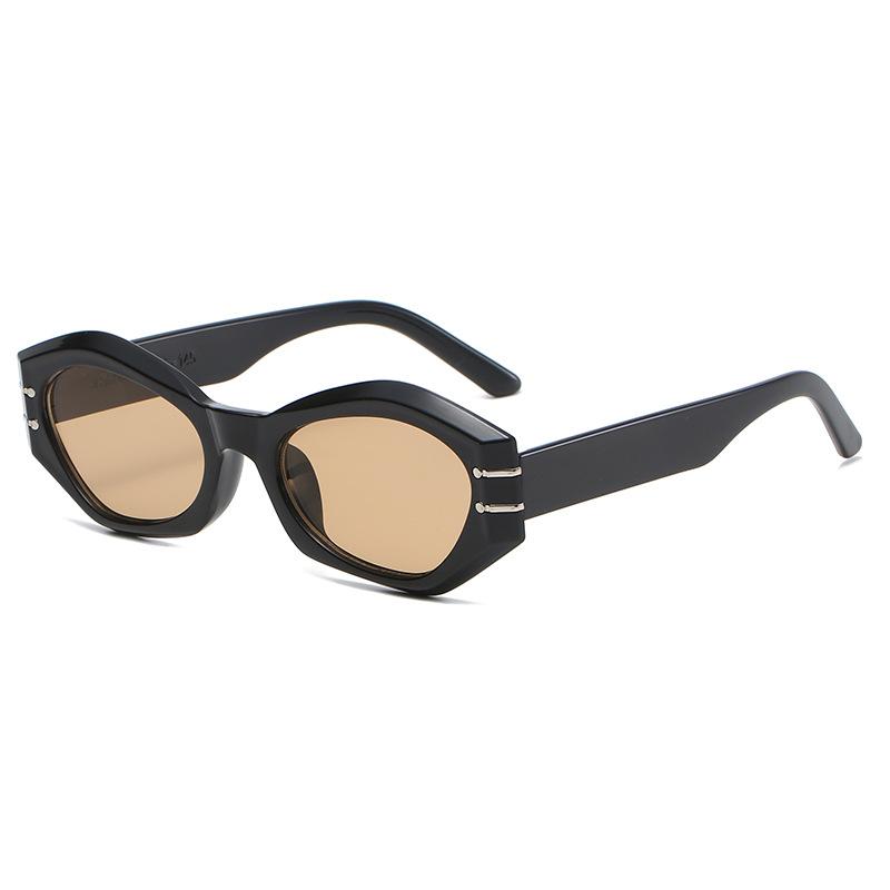 

JYL TS Tea Color Sunglasses Style UV Protection For Women 18093 A-1922 вероніка кольору