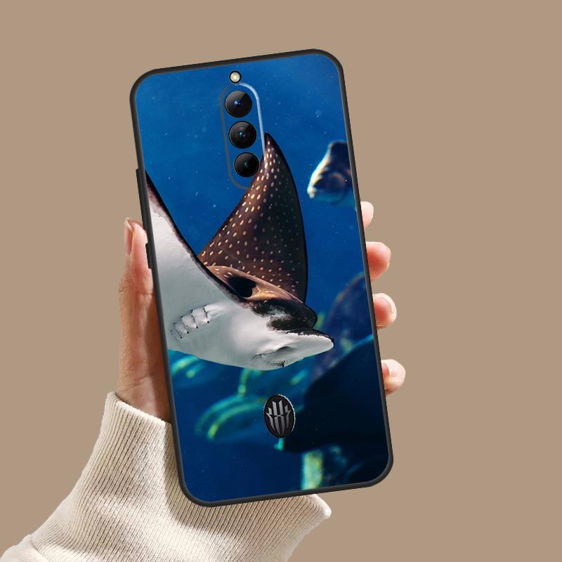 Animal Manta Ray Case For ZTE Nubia Red Magic 11 10S 9S 8S 8 9 10 Pro Plus 6 7 6S 7S Pro 5G 6R 10 Air Cover