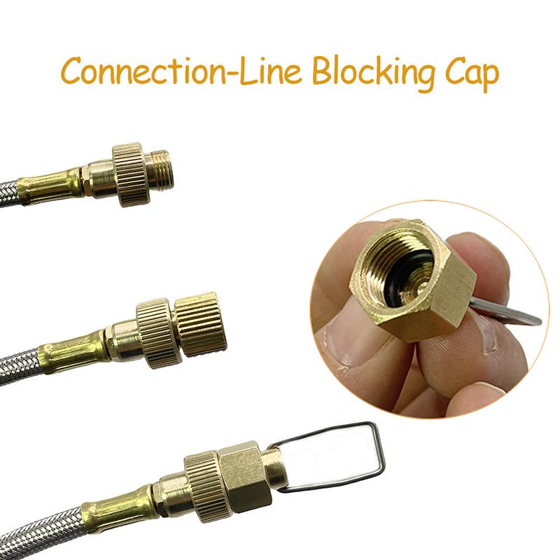 Outdoor Camping Butane Gas Cylinder Dust-Proof And Leak-Proof Plug Stove Head Long Gas Cylinder Filling Flat Gas Cylinder Plug