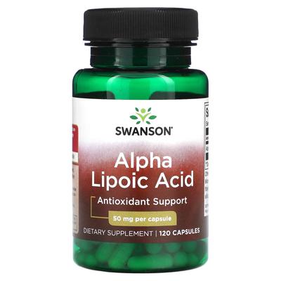Alpha Lipoic Acid, 50Mg, 120 Capsules