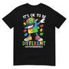 Its Ok To Be Different Dabbing Puzzle Autism Awareness Kids TShirt