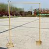 Gold Iron Wedding Arch with Telescopic Rods - Decorative Frame for Event Backgrounds
