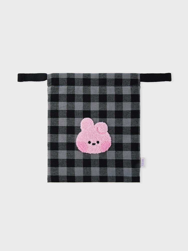 BT21 COOKY Minini Basic Check String Pouch