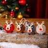 Cartoon Wool Felt Deer Christmas Ornament - Tree Decoration Gift