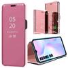 Hard Protective Case - E.F.CONNECTION - Redmi 9A - Mirror Effect - Tempered Glass - Pink