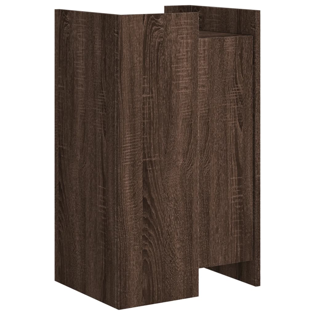 Sideboard in Brown Oak Look 45 x 35 x 75 cm Particleboard
