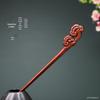 Rosewood Hairpins: Antique-Style Wood Hair Accessories for Hanfu & Qipao