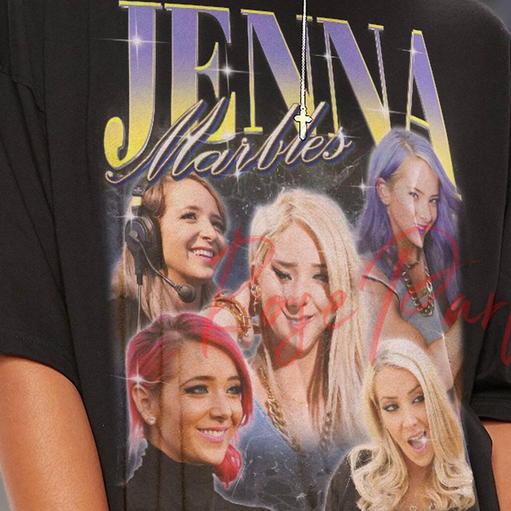 JENNA MARBLES Retro Tshirt Jenna Marbles Homage Tees Jenna Marbles Vintage T Unisex T-Shirt XXXXL