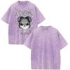 Washed Stray Kids Evil Skzoo Combo Peripheral Print Summer Short Sleeve