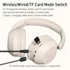 SY-T4 Wireless/Wired Over Ear Headphones Bluetooth Earphones with Microphone Deep Bass Stereo Sound Foldable Headset for Sports