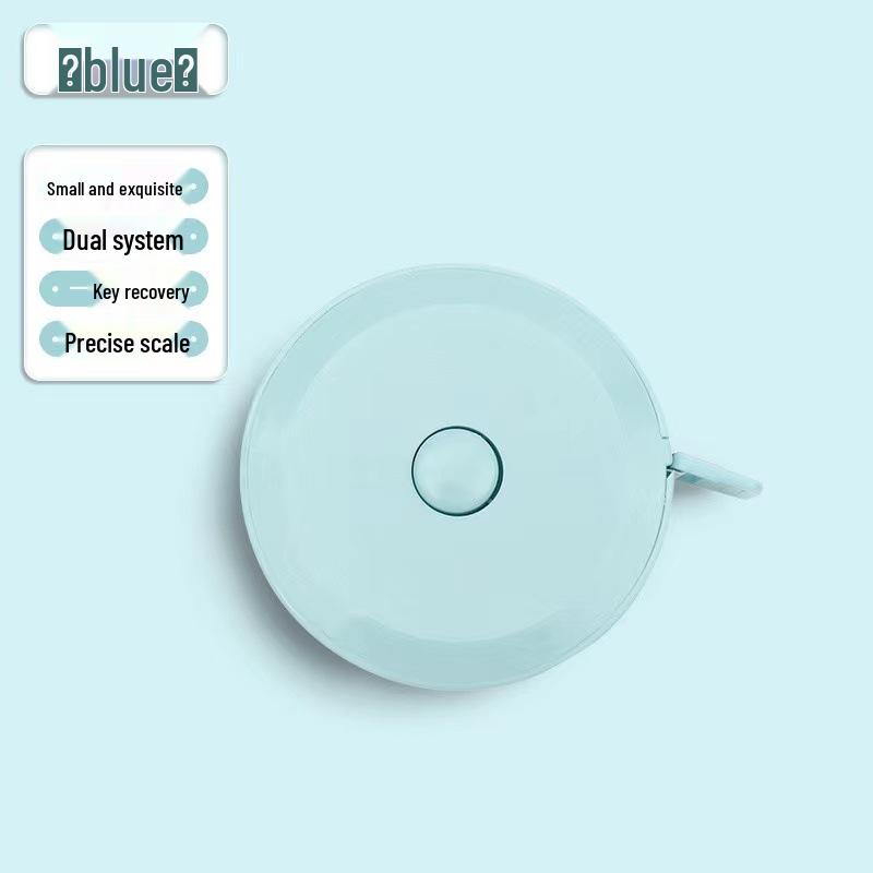 Compact Leather Tape Measure - Multi-functional Retractable Soft Ruler for Body Measurements, Waist & Chest Circumference, Precision Mini Tool