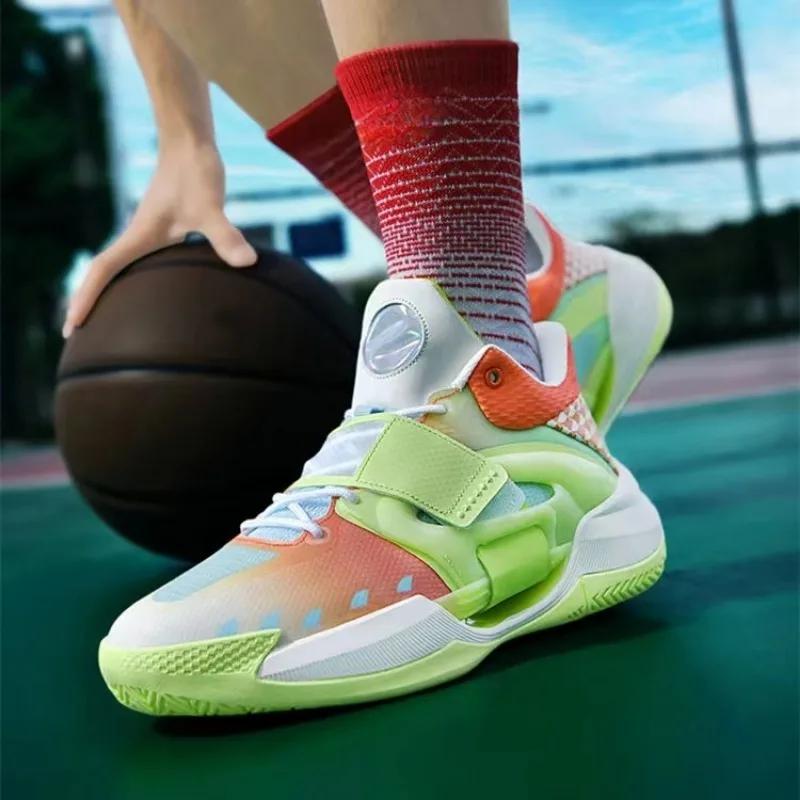 Basketbalové boty Prodyšné Pohodlné Sportovní boty Tréninkové Atletické Basketbalové Tenisky Pánské Pár Sportovní boty Dámské