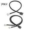 Computer Cooling System Cable Adapter Maximize Performance Durable 4-Pin Fan Efficient Ideal for CPU Graphics Card Fans Black Casing