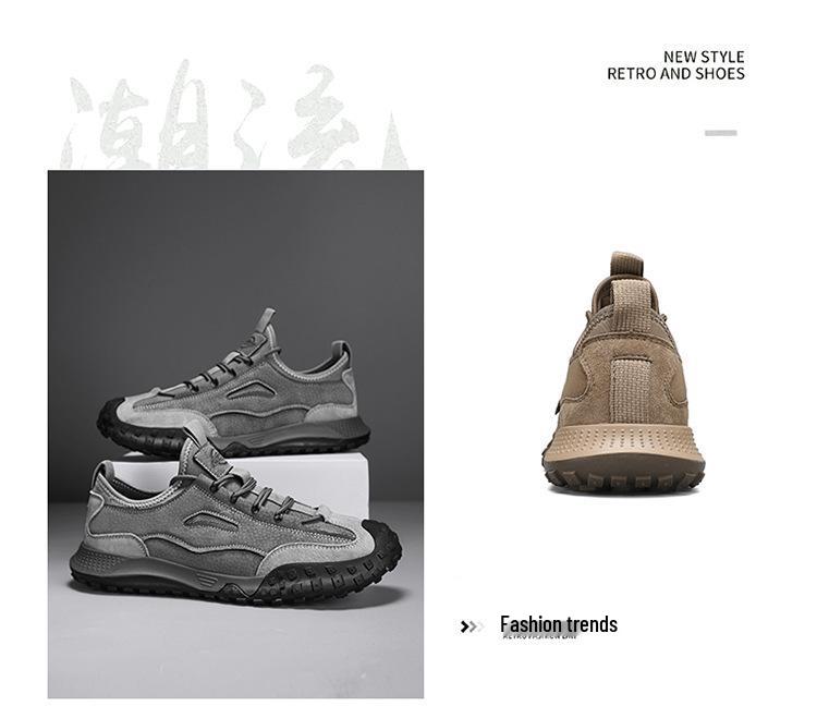 Herbst 2024 Herren Rutschfeste Sportliche Freizeitschuhe für Arbeit, Outdoor, Klettern und Arbeitsschutz.