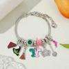 Diy Evil Witch Charm Bracelet With Zinc Alloy Pendant For Unisex Fashion Jewelry