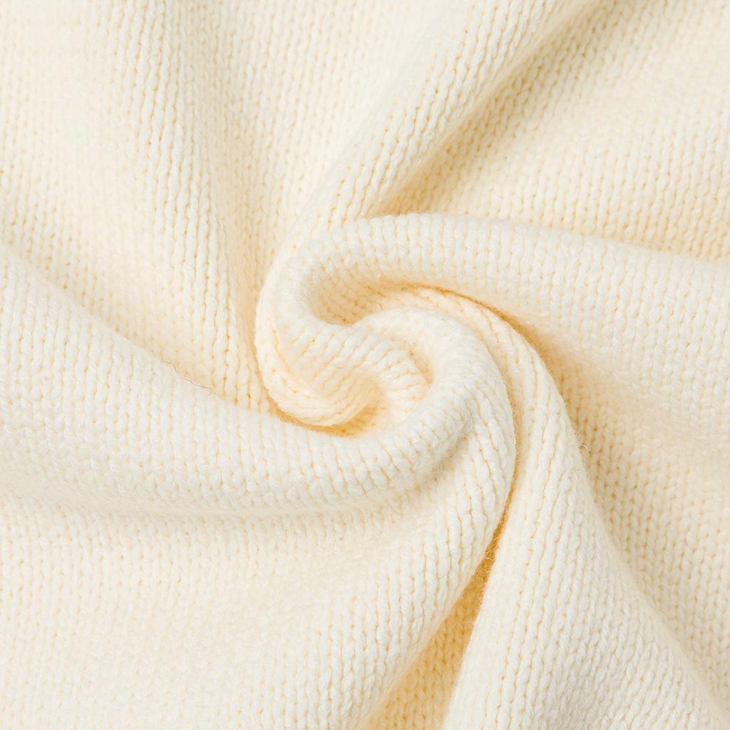 Lee Sweaters Unisex White Moderate Cardigan LUT010376207779A08484