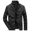 2026 Good Quality Brand Motorcycle Leather Jackets Men Warm Patchwork Military Jacket Baseball Collar Pilot Leather Jacket Coats