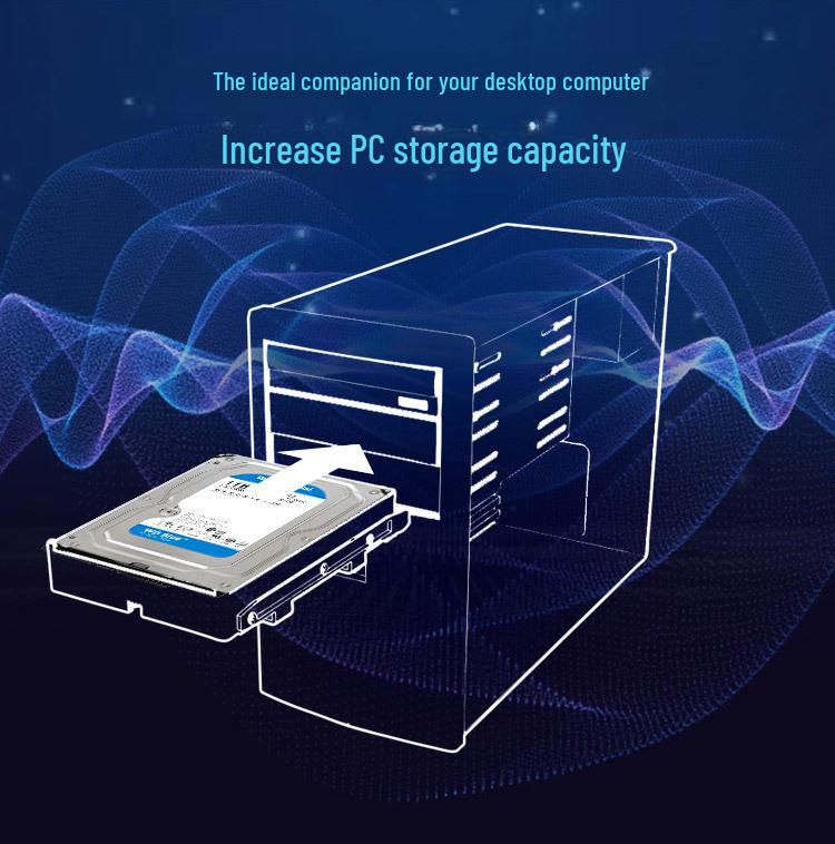 WD Blue 3.5" Mechanical Hard Disk, Available In 1TB, 2TB, 4TB, 6TB, with 5400 or 7200 RPM Options.