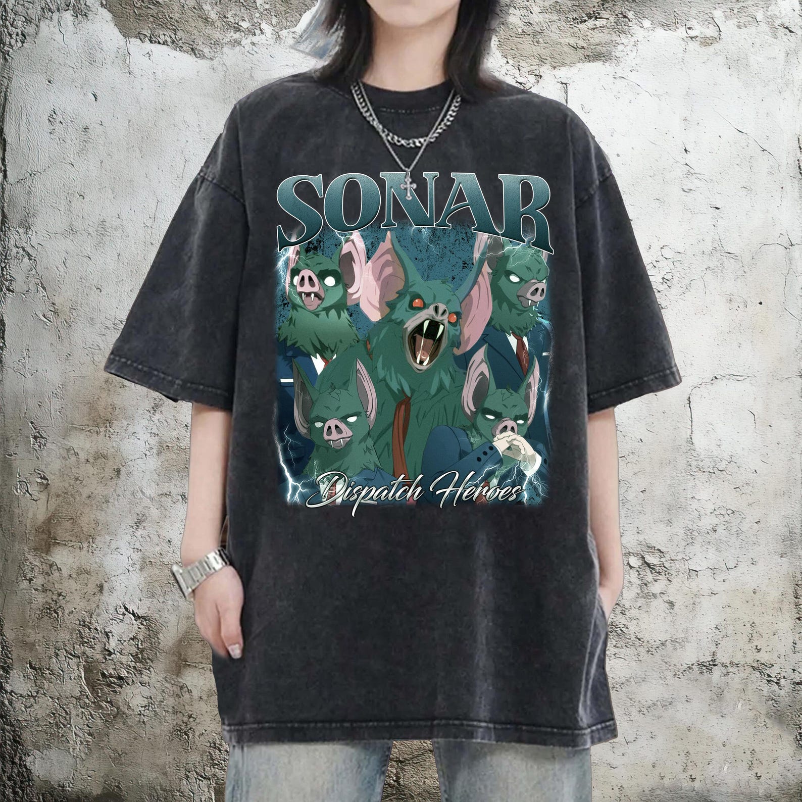 Vintage 90s Graphic Style Sonar shirt, Kpop Gamer Graphic Tee 3XL
