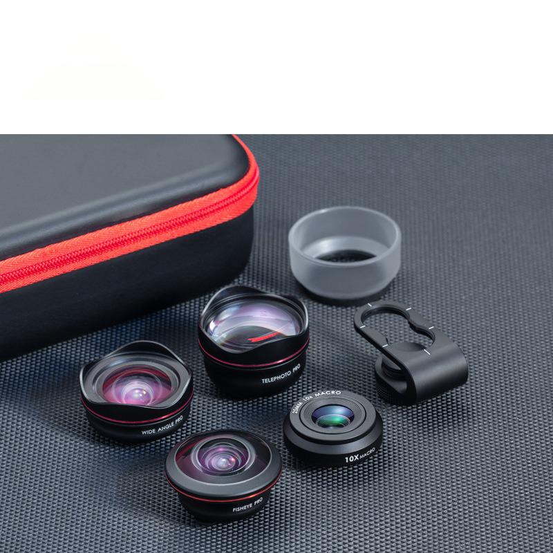 Professional High Definition 4-in-1 Mobile Phone Lens Set with Telephoto & Macro AF Lenses Veye Brand Compatible with Sigma 4 IN 1 PRO