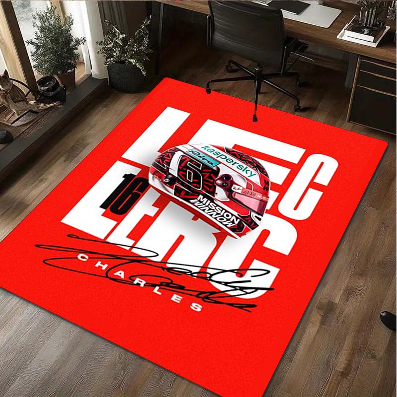 

1Pc Formula 1 Print Rug - home decoration Carpet For Living Room Bedroom Flooring Computer Chair Area Rug 40x60cm( 15x23in )