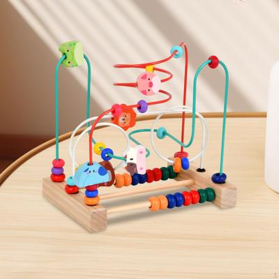 Bead Maze Toy Beads Roller for Boys Girls Sensory Skills Preschool L Interactive Grasping