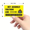 50 Cards/set, Bad Parking Cards, Bad Parking Labels, Interesting Parking Cards, for Various Reasons, Creative Cards, Essential for Parking