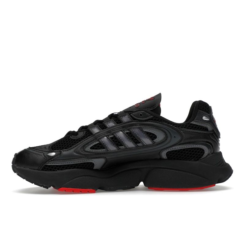Adidas Ozmillen Black Better Scarlet Unisex Sneakers Core-Black Grey-Four ID2895