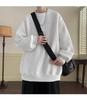 Autumn/Winter Plus Velvet Round Neck Hoodie - Men's/Women's Trendy Loose Fit Long Sleeve T-Shirt
