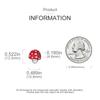 925 Silver Mushroom Pomegranate Red Series Charms Beads Pendant Fit Fine Bracelets S925 DIY Jewelry Gifts