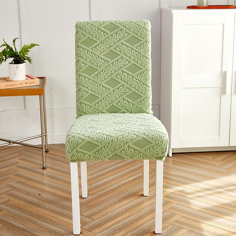 Thick Jacquard Chair Cover Spandex Stretch Slipcovers Chair Seat Covers for Kitchen Dining Room Wedding Banquet Home 1PC