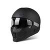 Full Face Motorcycle Helmet DOT Approved ABS Shell Adult Unisex All Season Ride Protection With Bluetooth Slot