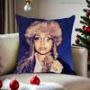 Singer VVicky PinkPantheress Pillow Case For Living Room Bedroom Hotel Pattern Printed Cushion Cover Decorations and Protector