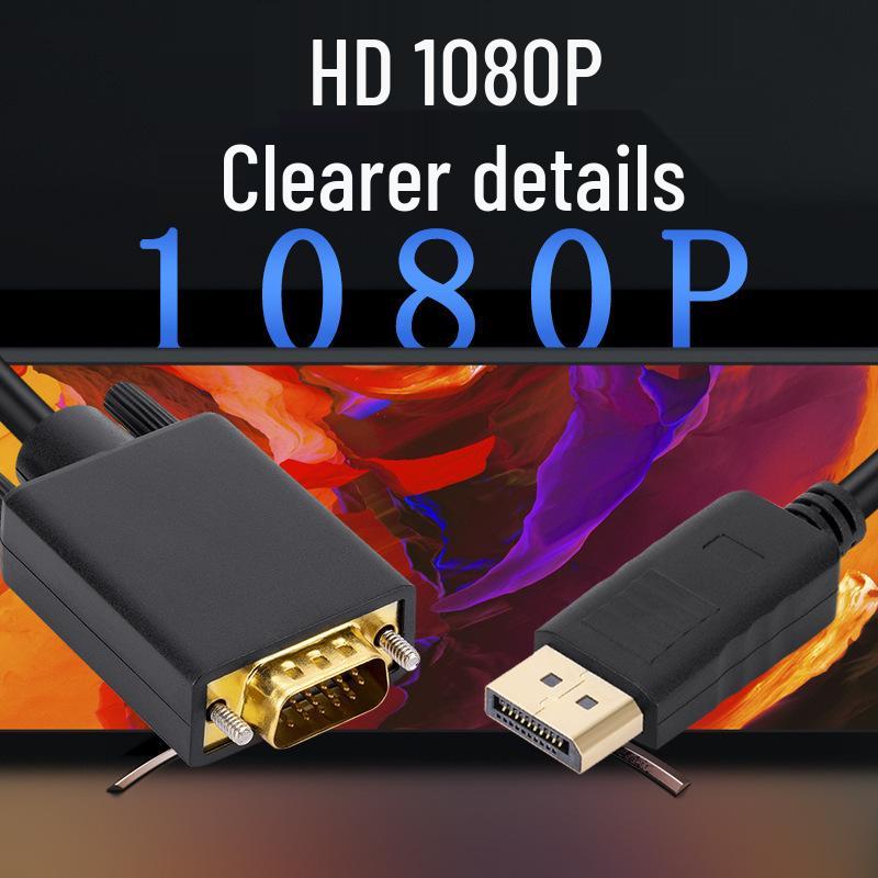 1.8m DisplayPort to VGA Adapter Cable - DP to VGA Monitor Converter