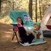 1pc Ms Rachel2 Theme Blanket - Digital Print, Polyester, Cozy for All Seasons, Perfect for Outdoor, Camping, and Travel