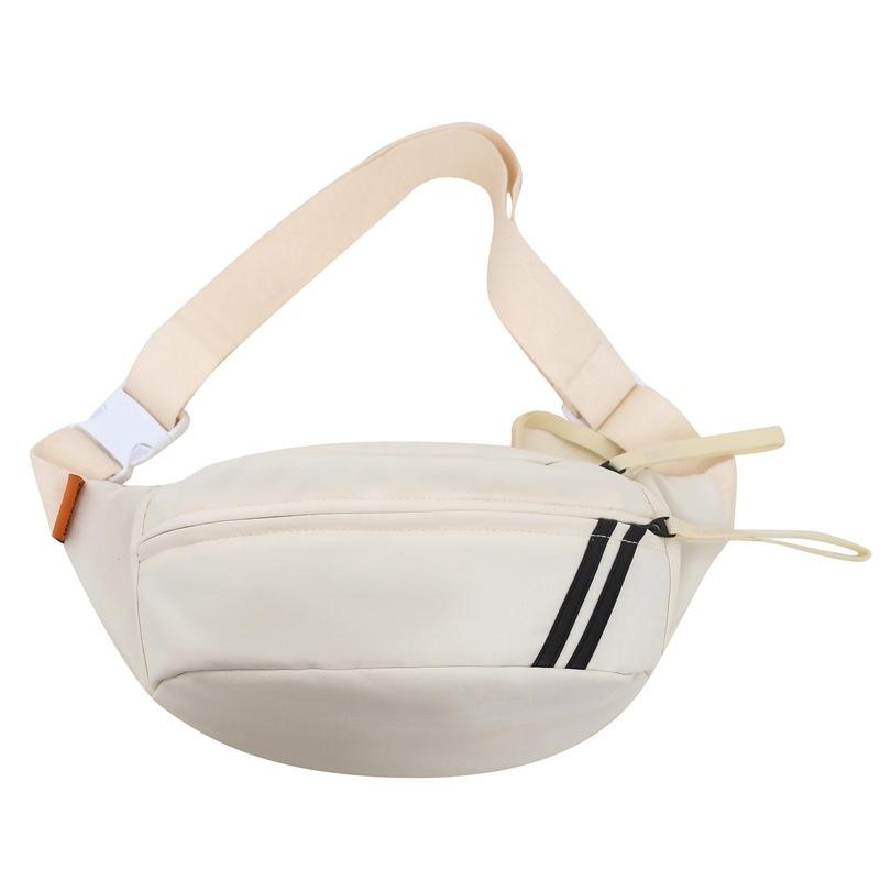 Spring new simple versatile breast bag student sports cycling messenger bag niche casual fanny pack