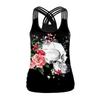 A Halloween Women's Horror Skull Digital Print Vest