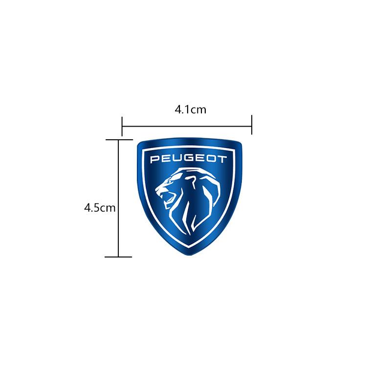 Stainless Steel Car Rear Sticker Front Emblem Steering Wheel Logo for Peugeot Lion Badge 308 3008 2008 306 307 408 407 5008 508