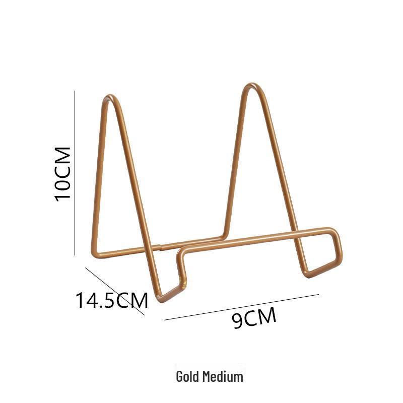 Wrought Iron Photo and Tablet Display Stand - Decorative Metal Frame Holder