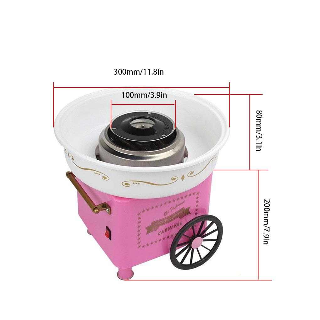 Buy Household Vintage Cartoon Cotton Candy Maker Machine US Plug at affordable prices — free shipping, real reviews with photos — Joom