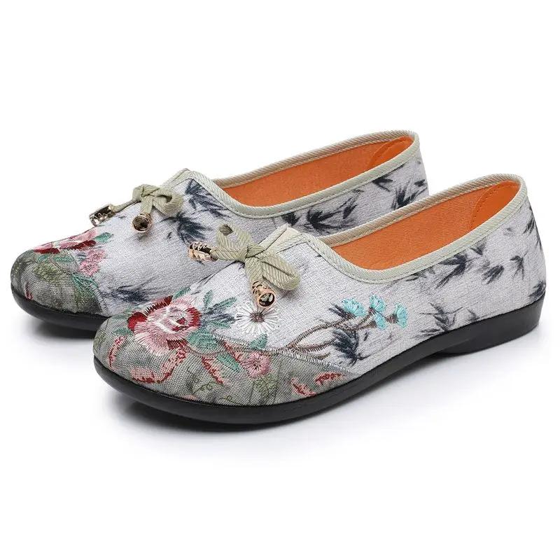 Fashion Embroidery Spring Autumn Woman Footwear Sale Offers Comfortable and Elegant Aesthetic Stylish New In Casual 39 Shoes for Women